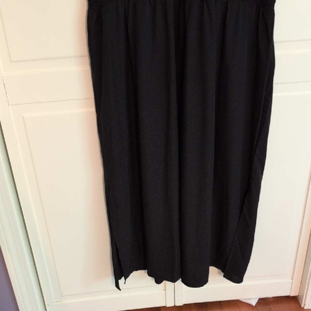 SHEIN Curve Black Flutter Sleeve Dress - Picture 3 of 4